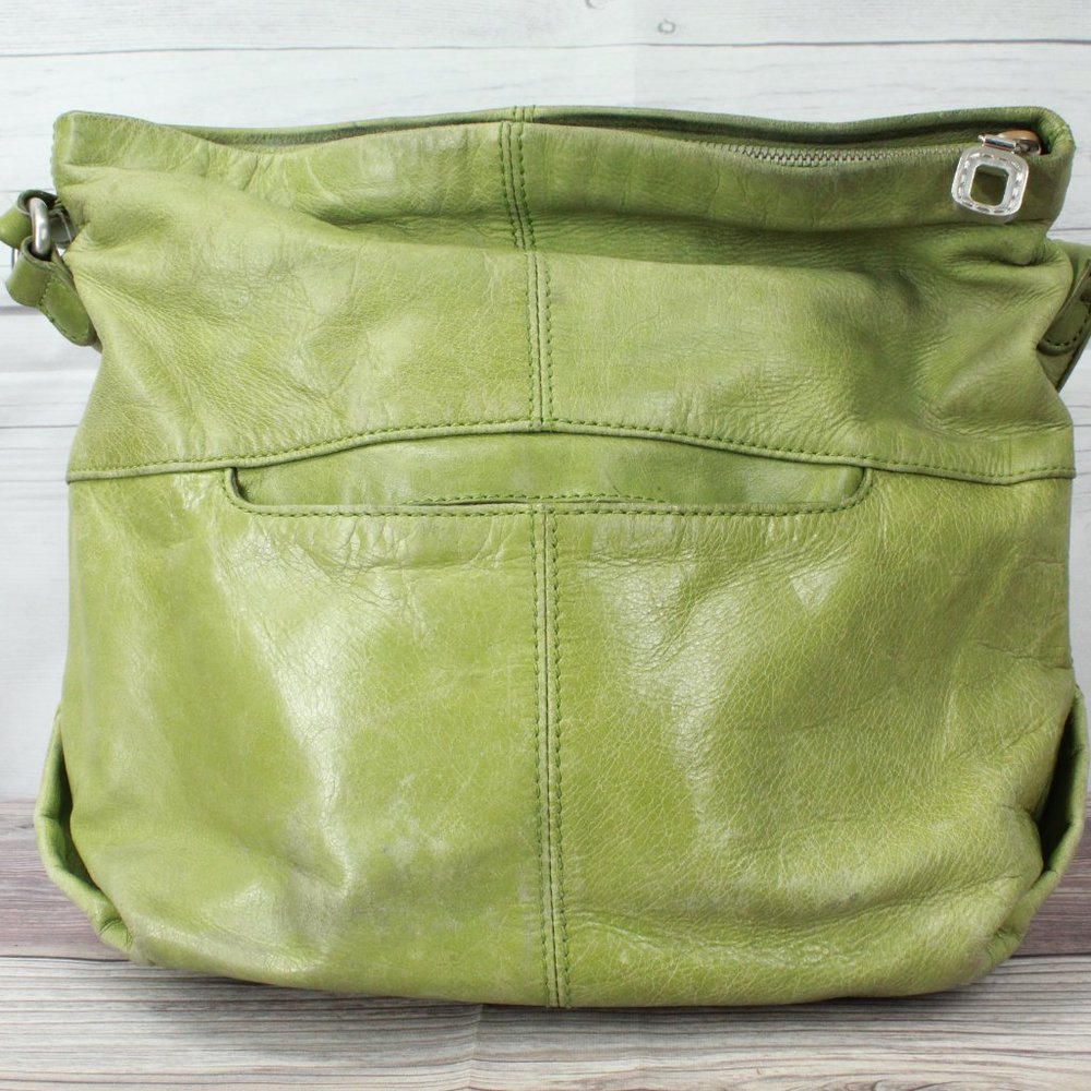 HOBO The Original Women's Avocado Green Leather Shoulder Crossbody Bag - Picture 7 of 11